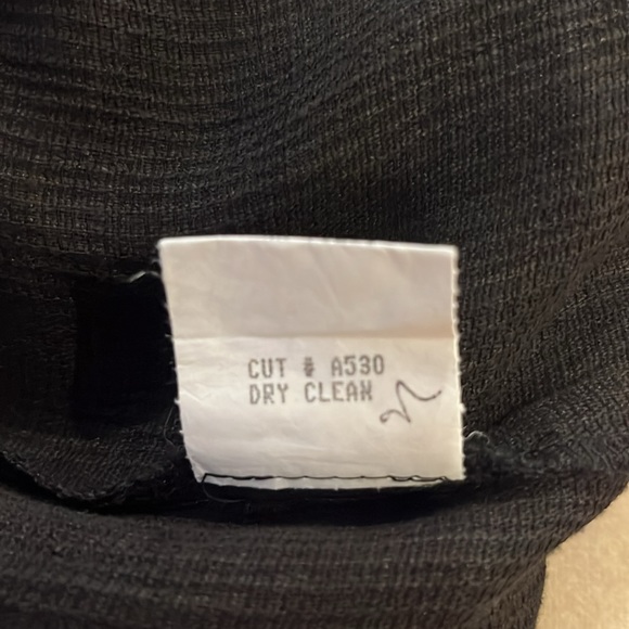 David Dart Collection Vintage Linen Black Jacket Large Made in USA - Picture 10 of 12